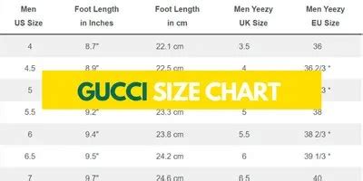 8g gucci size|gucci men's size 5.